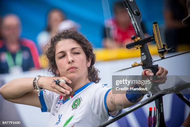 Elisabetta Mijno secures 12th title at para-archery championships Elisabetta Mijno secures 12th title at para-archery championships