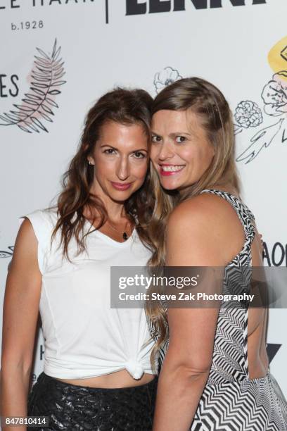 Alysia Reiner and Marianna Palka attend The 2nd Anniversary Party of Lenny at The Jane Hotel on September 15, 2017 in New York City.
