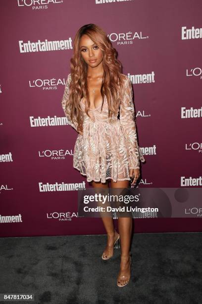 Vanessa Morgan attends the Entertainment Weekly's 2017 Pre-Emmy Party at the Sunset Tower Hotel on September 15, 2017 in West Hollywood, California.