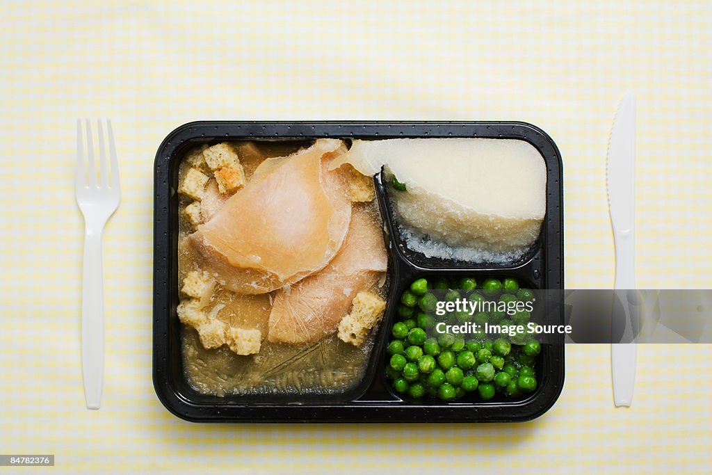 A tv dinner