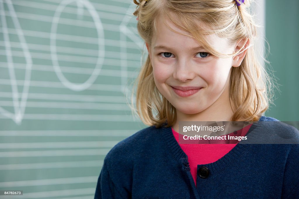 Girl in classroom