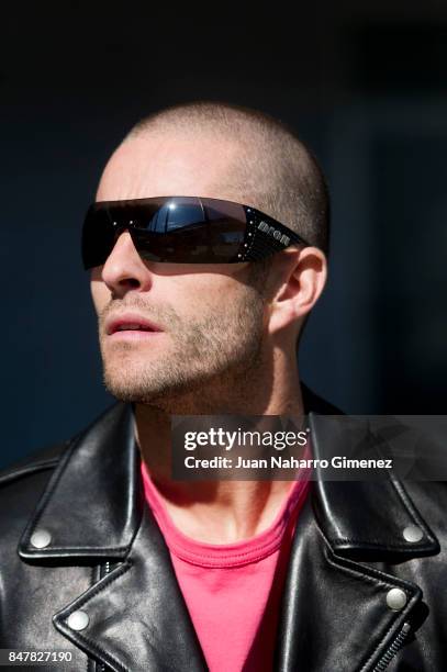 Pelayo Diaz poses during the Mercedes-Benz Fashion Week Madrid Spring/Summer 2018 at IFEMA on September 16, 2017 in Madrid, Spain.