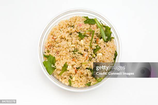 quinoa salad - quinoa stockfoto's en -beelden