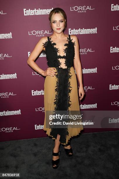 Elizabeth Gillies attends the Entertainment Weekly's 2017 Pre-Emmy Party at the Sunset Tower Hotel on September 15, 2017 in West Hollywood,...
