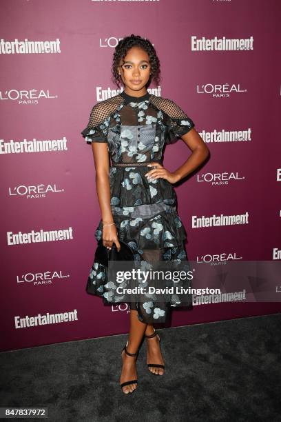 Chandler Kinney attends the Entertainment Weekly's 2017 Pre-Emmy Party at the Sunset Tower Hotel on September 15, 2017 in West Hollywood, California.