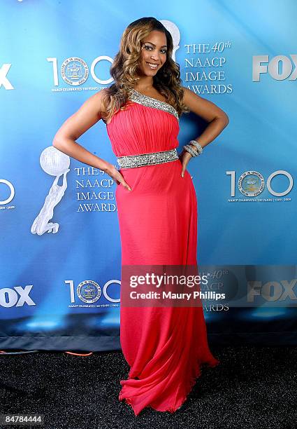 Singer Beyonce attends the 40th NAACP Image Awards at the Shrine Auditorium on February 12, 2009 in Los Angeles, California.