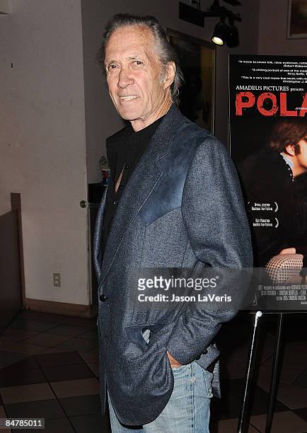 Actor David Carradine attends a screening of "Polanski Unauthorized" at Laemmle's Sunset 5 on February 10, 2009 in West Hollywood, California.