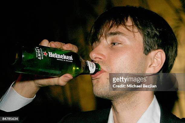 Actor Vincent Kartheiser attends AMC's Mad Men Season Two Wrap Party Sponsored by Heineken on August 23, 2008 in Los Angeles, California.