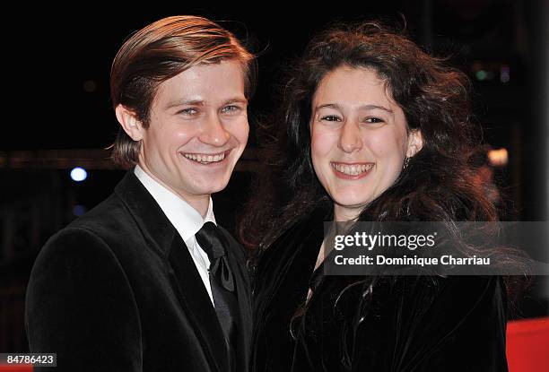 Actor Pawel Szajda and Marina Polo attend the "Sweet Rush" premiere during the 59th Berlin International Film Festival at the Berlinale Palast on...