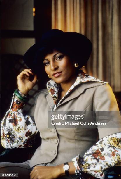 Actress Pam Grier poses for a photo on December 19, 1973 in Los Angeles, California.