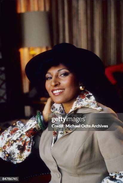 Actress Pam Grier poses for a photo on December 19, 1973 in Los Angeles, California.