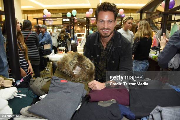 Sebastian Pannek during the 'Charity Promi Flohmarkt' at Mall of Berlin shopping mall on September 16, 2017 in Berlin, Germany.