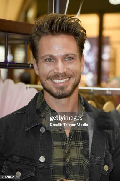 Sebastian Pannek during the 'Charity Promi Flohmarkt' at Mall of Berlin shopping mall on September 16, 2017 in Berlin, Germany.