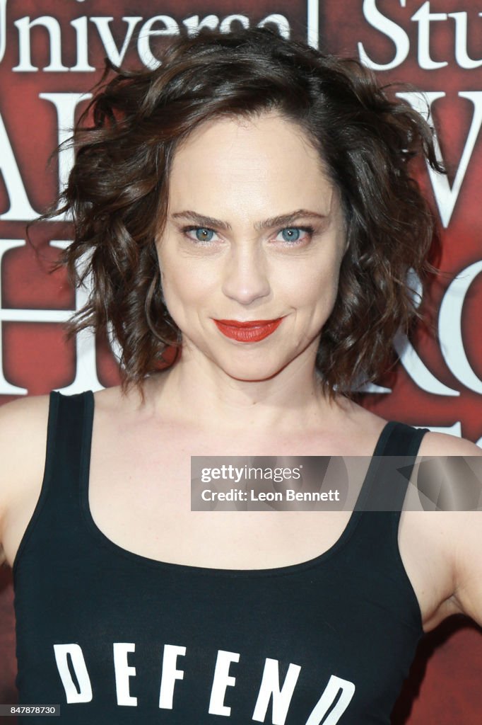 Actress Fiona Dourif attends Universal Studios Halloween Horror... News