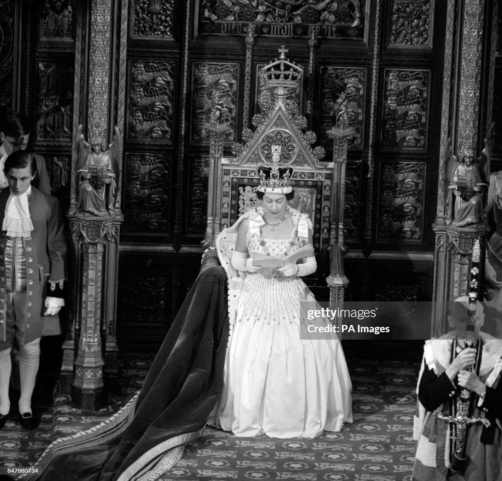 Politics - State Opening of Parliament - House of Lords, London