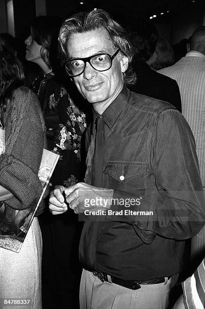 Richard Avedon at a gallery opening in Los Angeles, California. **EXCLUSIVE**