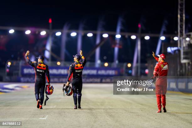 Danny Ric Vettel Rivalry Daniel Ricciardo Sebastian Vettel Photos and Premium High Res Pictures ...