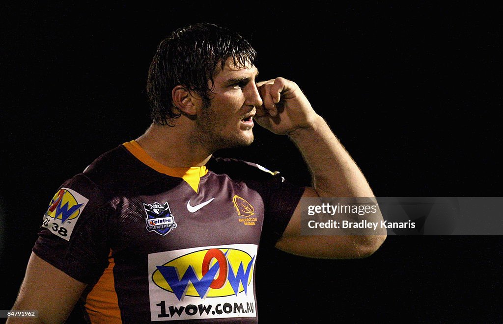 NRL Trial - Broncos v Titans