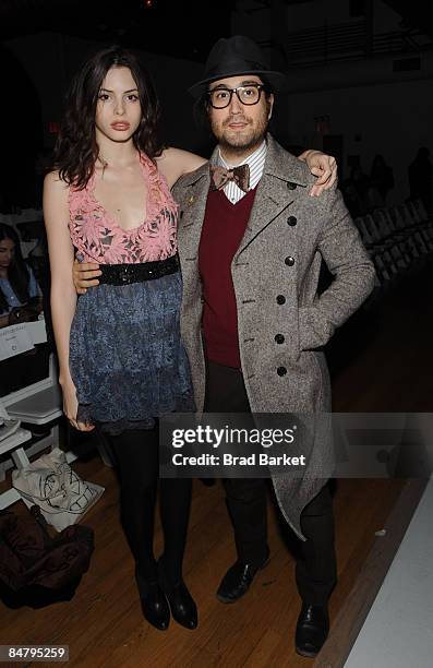 Sean Lennon and Charlotte Kemp Muh attend United Bamboo Fall 2009 at The Altman Building, 135 West 18th Street on February 14, 2009 in New York City.