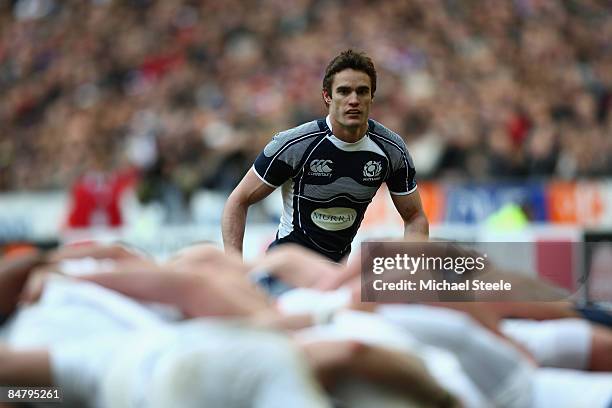 Thom Evans of Scotland during the RBS 6 Nations match between France and Scotland at the Stade de France on February 14, 2009 in Paris, France.