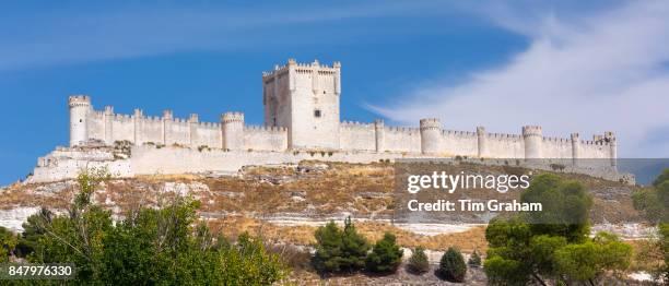 Penafiel Castle in Penafiel, Valladolid Province, Spain.