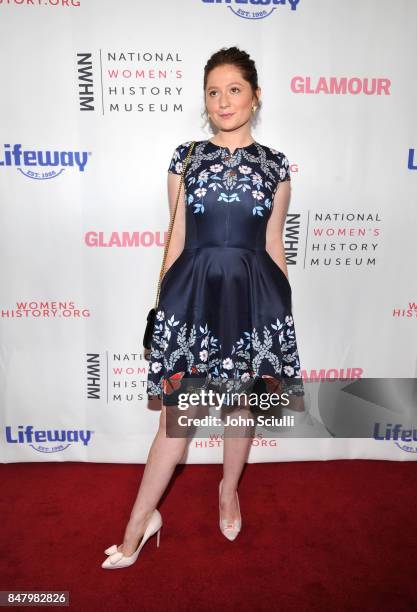 Emma Kenney at the Women Making History Awards at The Beverly Hilton Hotel on September 16, 2017 in Beverly Hills, California.