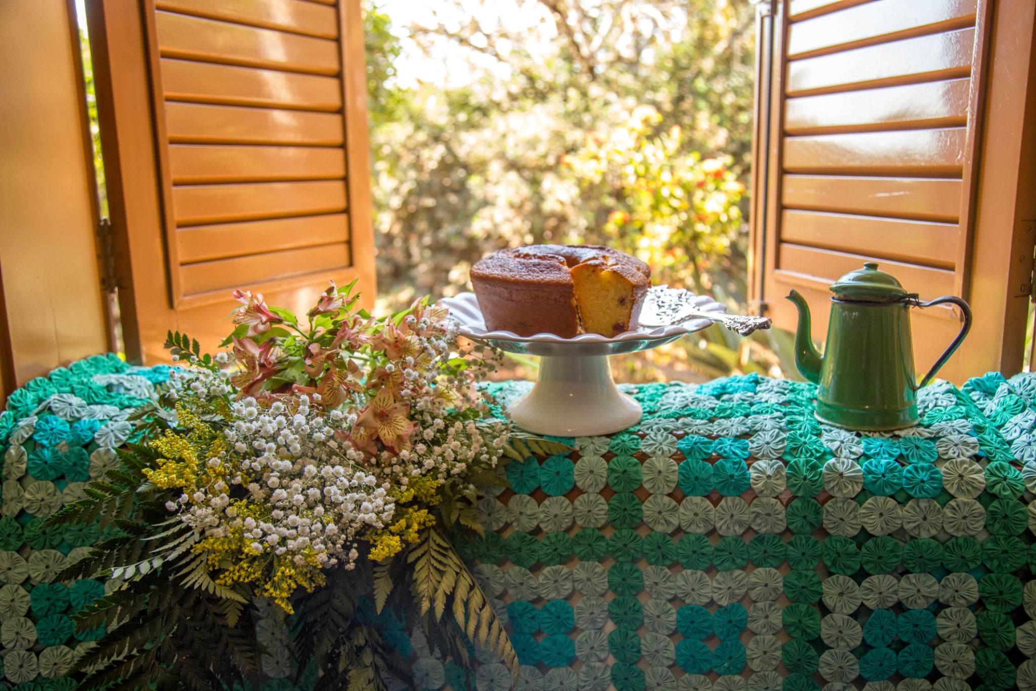bolo em casa