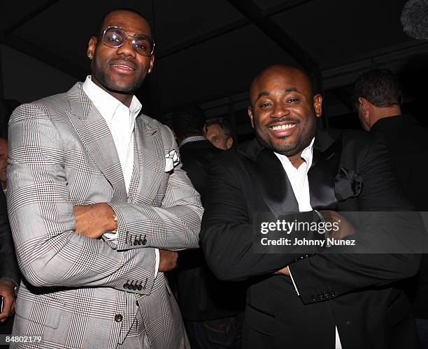 Lebron James and Steve Stoute attend Sprite's 3rd Annual Jay-Z And Lebron James "Two Kings" Dinner & After Party
