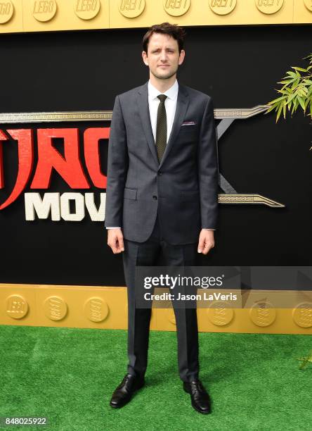 Actor Zach Woods attends the premiere of "The LEGO Ninjago Movie" at Regency Village Theatre on September 16, 2017 in Westwood, California.