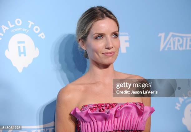 Actress Annabelle Wallis attends Variety and Women In Film's 2017 pre-Emmy celebration at Gracias Madre on September 15, 2017 in West Hollywood,...