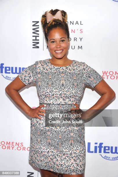 Breegan Jane at the Women Making History Awards at The Beverly Hilton Hotel on September 16, 2017 in Beverly Hills, California.