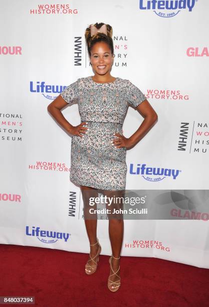 Breegan Jane at the Women Making History Awards at The Beverly Hilton Hotel on September 16, 2017 in Beverly Hills, California.