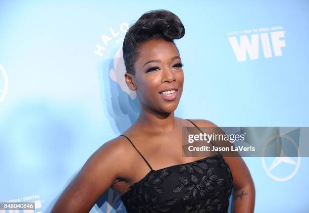 Actress Samira Wiley attends Variety and Women In Film's 2017 pre-Emmy celebration at Gracias Madre on September 15, 2017 in West Hollywood,...
