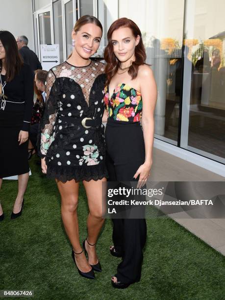 Camilla Luddington and Madeline Brewer attend the BBC America BAFTA Los Angeles TV Tea Party 2017 at The Beverly Hilton Hotel on September 16, 2017...