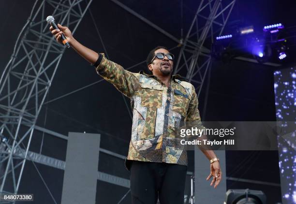 Tip of A Tribe Called Quest perform onstage during Day 2 at The Meadows Music & Arts Festival at Citi Field on September 16, 2017 in New York City.