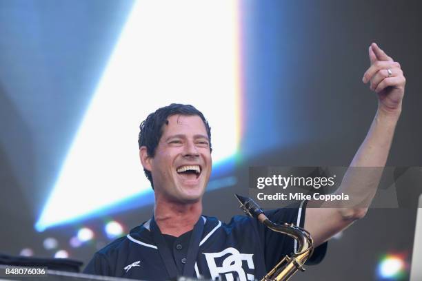 Dominic Lalli of Big Gigantic performs onstage during the Meadows Music and Arts Festival - Day 2 at Citi Field on September 16, 2017 in New York...