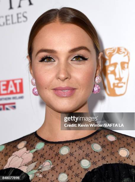 Camilla Luddington attends the BBC America BAFTA Los Angeles TV Tea Party 2017 at The Beverly Hilton Hotel on September 16, 2017 in Beverly Hills,...