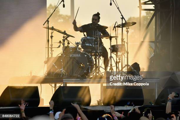 Musican Jeremy Salken of Big Gigantic performs onstage during the Meadows Music and Arts Festival - Day 2 at Citi Field on September 16, 2017 in New...