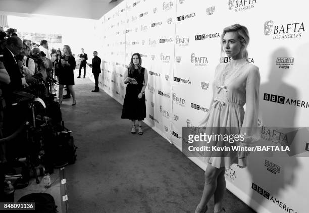 VVanessa Kirby attends the BBC America BAFTA Los Angeles TV Tea Party 2017 at The Beverly Hilton Hotel on September 16, 2017 in Beverly Hills,...
