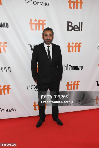 Director Eric Toledano attends the "C'est la vie!" premiere during the 2017 Toronto International Film Festival at Roy Thomson Hall on September 16,...