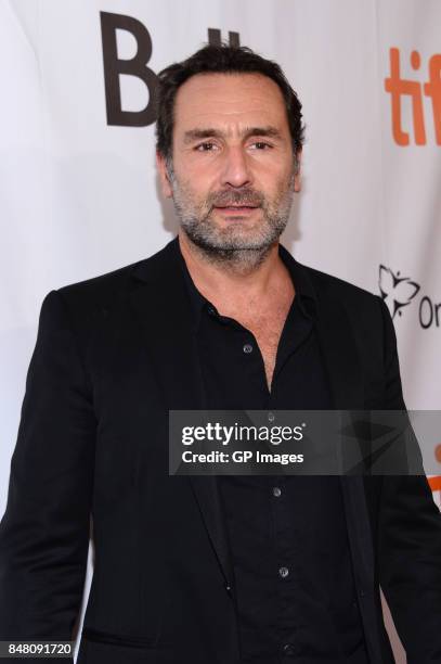 Actor Gilles Lellouche attends the "C'est la vie!" premiere during the 2017 Toronto International Film Festival at Roy Thomson Hall on September 16,...