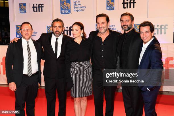 Producer Laurent Zeitoun, director Eric Toledano, actress Suzanne Clement, actor Gilles Lellouche; co-director Olivier Nakache and producer Yann...