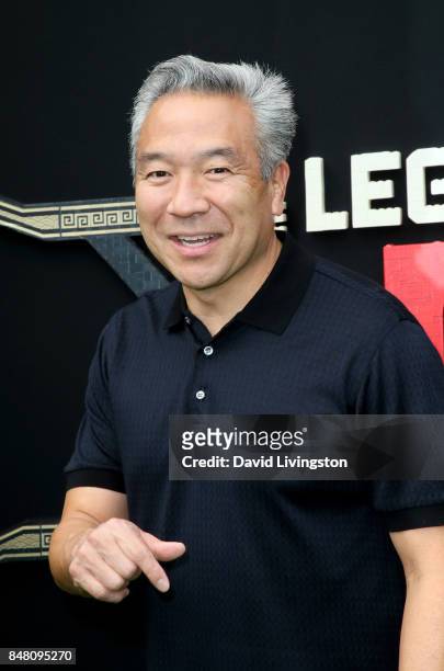 Kevin Tsujihara at the premiere of Warner Bros. Pictures' "The LEGO Ninjago Movie" at Regency Village Theatre on September 16, 2017 in Westwood,...