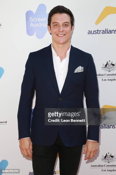 Actor James Mackay attends he 2017 Australian Emmy Nominee Sunset Reception on September 16, 2017 in Beverly Hills, California.