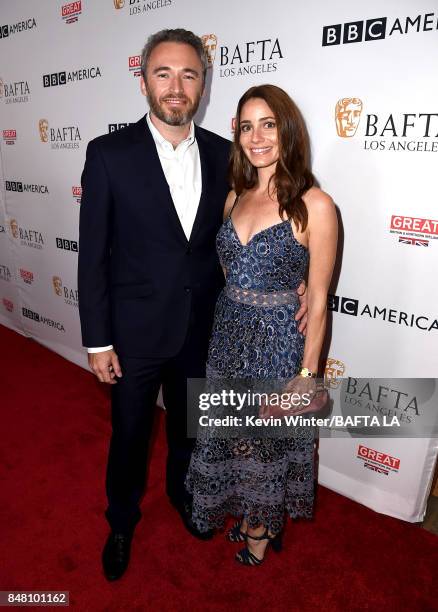 British Consul General Michael Howells and guest attend the BBC America BAFTA Los Angeles TV Tea Party 2017 at The Beverly Hilton Hotel on September...