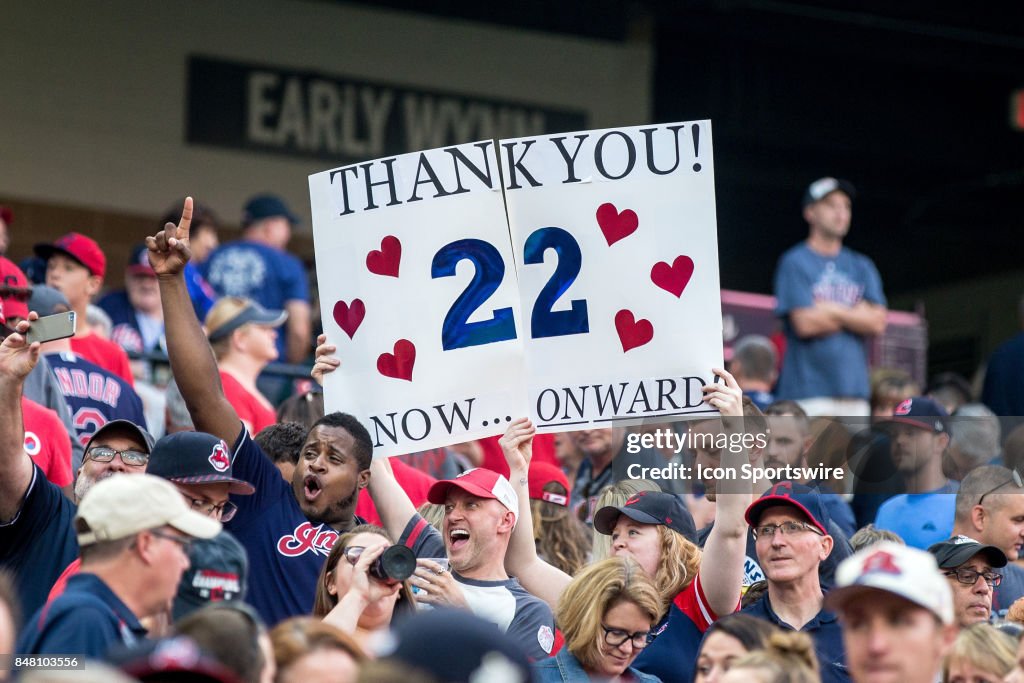 MLB: SEP 16 Royals at Indians