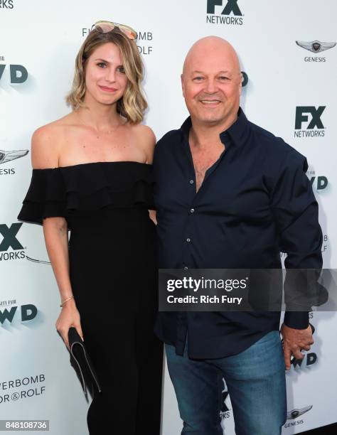 Autumn Chiklis and Michael Chiklis attend FX and Vanity Fair Emmy Celebration at Craft on September 16, 2017 in Century City, California.