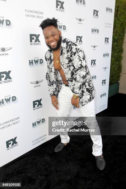 Stephen Glover attends FX Networks celebration of their Emmy nominees in partnership with Vanity Fair at Craft on September 16, 2017 in Century City,...