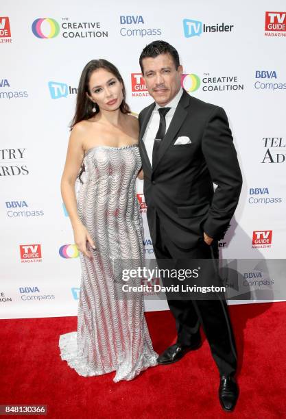 Christiana Leucas and Al Coronel at the Television Industry Advocacy Awards at TAO Hollywood on September 16, 2017 in Los Angeles, California.