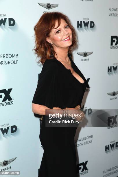 Susan Sarandon attends FX and Vanity Fair Emmy Celebration at Craft on September 16, 2017 in Century City, California.